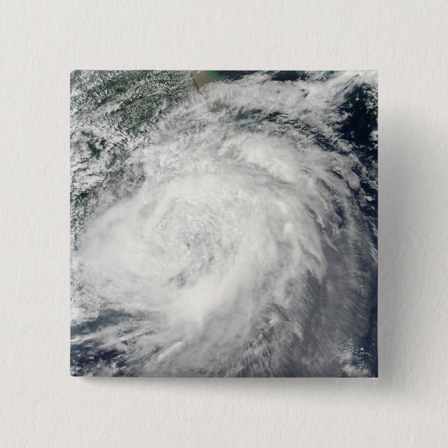 Taifun Morakot über China Button (Vorderseite)