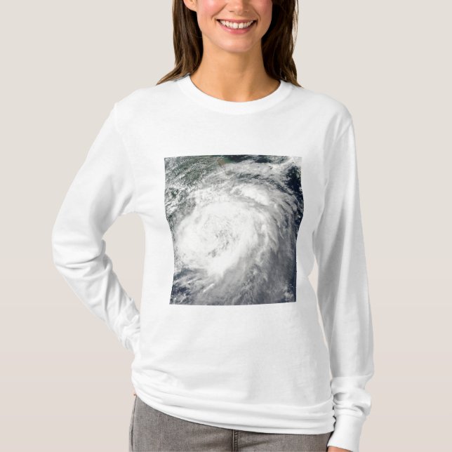 Taifun Morakot über China T-Shirt (Vorderseite)