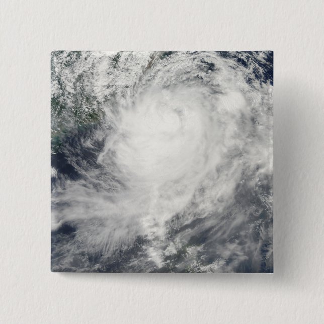 Taifun Morakot über Taiwan Button (Vorderseite)