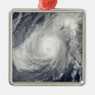 Taifun Nida Südensüdwesten von Iwojima Ornament Aus Metall