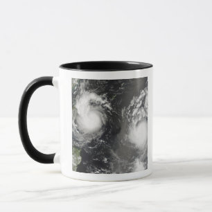 Taifun Saomai und tropischer Sturm Bopha Tasse