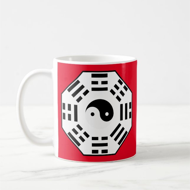 Taijitu und Bagua Kaffeetasse (Links)