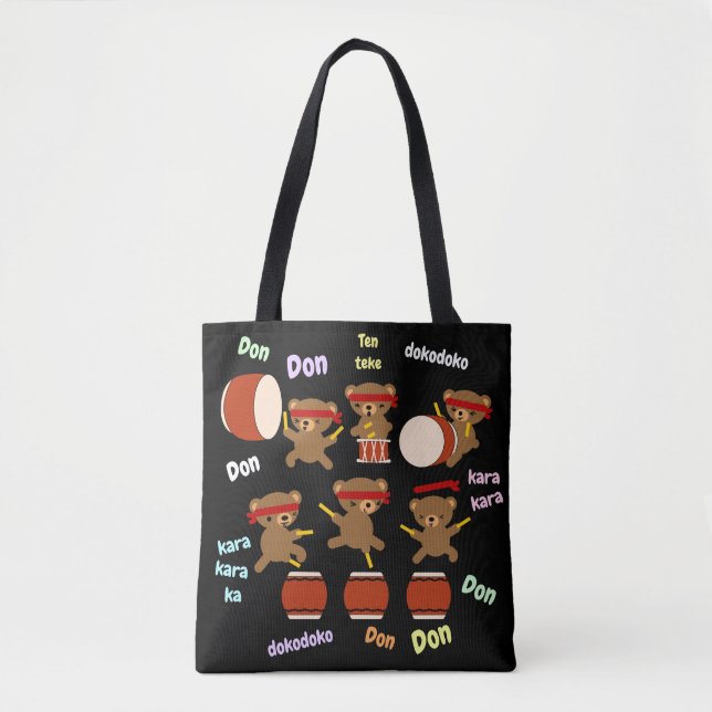 Taiko Geschenke Kawaii trägt Taiko, welches die Tasche (Vorderseite)