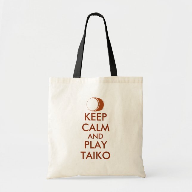 Taiko Geschenke Play Taiko trommel beide Seiten Cu Tragetasche (Vorne)