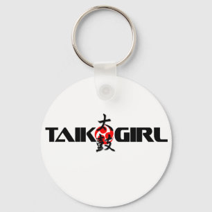 Taiko Girl (Design 1) Schlüsselanhänger