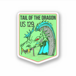 Tail of the Dragon Deals Gap Motorrad-Rundreise Aufkleber