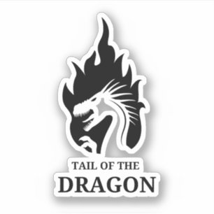Tail of the Dragon Deals Gap Motorrad-Rundreise Aufkleber