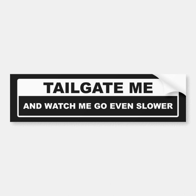 Tailgate Me Autoaufkleber (Vorne)