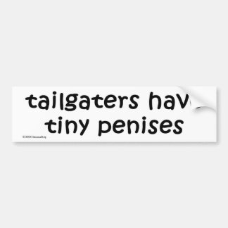 tailgaters haben kleinen Penise AUTOAUFKLEBER