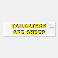 Tailgaters sind Schaf-Gelb und Schwarzes