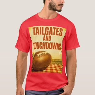 Tailgates und Touchdowns Retro-Fußballstadion Te T-Shirt