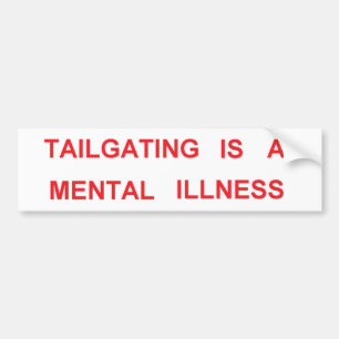 Tailgating Autoaufkleber