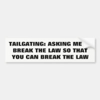 Tailgating: Fragen ich, um das Gesetz zu brechen