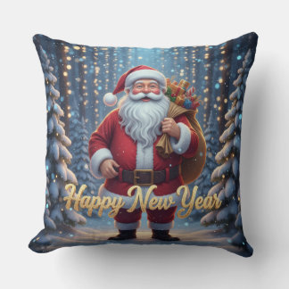 Taille Coussin de Noël | Bonne Année Magique Chris