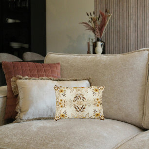Taille Coussin Floral Ferme