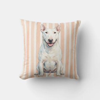 Taille de coussin décoratif de chien Bull Terrier