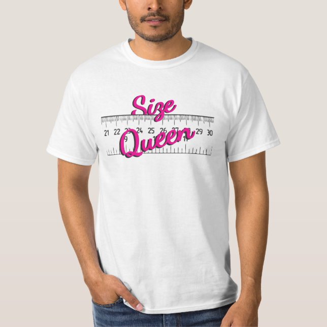 Taille Queen mesure ruban T-shirt (Devant)