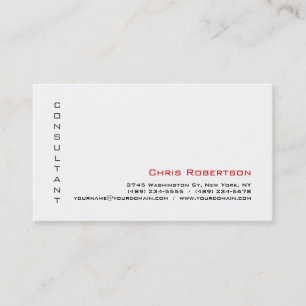 Taille standard Gris Blanc Rouge Charme Carte de v