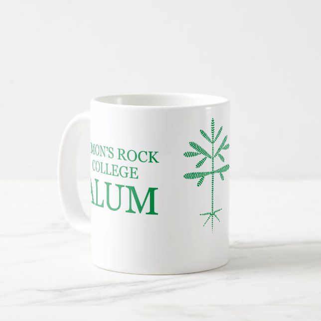 Taille standard "SRC Alum" Mug avec Sapling vert (Devant gauche)