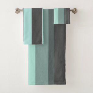 Tailles Abstraites turquoise et grise