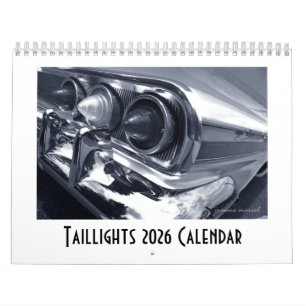 Taillights 2026 Classic Car Kalender