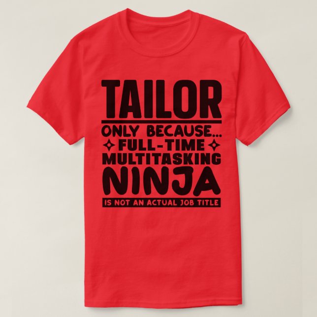 Tailor Ninja 1 T-Shirt (Design vorne)