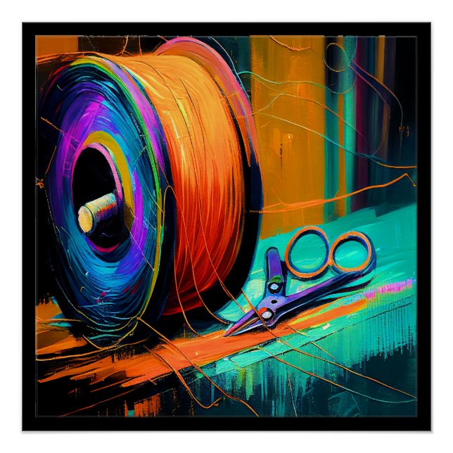 Tailor, Seamstress Poster Matching Carte de visite (Devant)