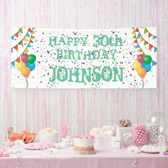 Tailored Birthday Banner (Party)