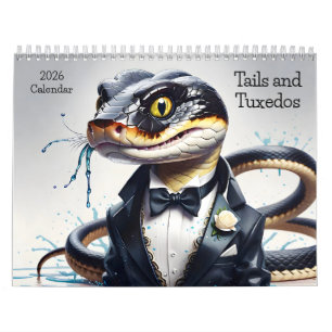 Tails et Tuxedos 2026 Calendrier Classy Créatures