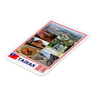 Tainan - Taiwan - Republik China - Mosaik - Mag Magnet