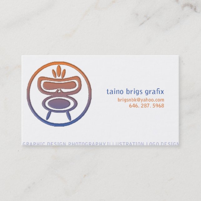 taino_brigs_business_card visitenkarte (Vorderseite)