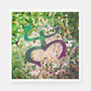 Taino Coqui Frog Paper Napkins Serviette