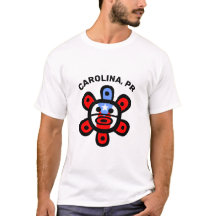Taino Sun Puerto Rico Flag Custom Town T - Shirt