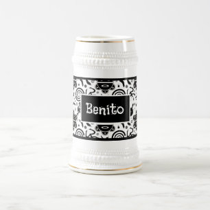 Taino Symbole Puerto Rico Kultur Bierglas