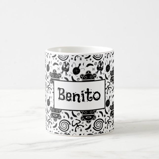 Taino Symbole Puerto Rico Kultur Kaffeetasse (Mittel)