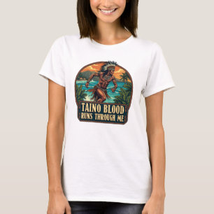 Taino Warrior Puerto Rico Indigene Karibik T-Shirt
