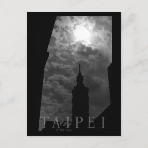 Taipei 101 Gebäude, Taipei, Taiwan Postkarte