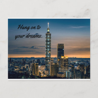Taipei 101 postkarte