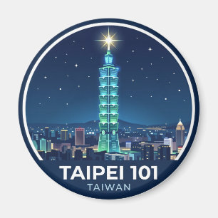 Taipei 101 Taiwan Magnet