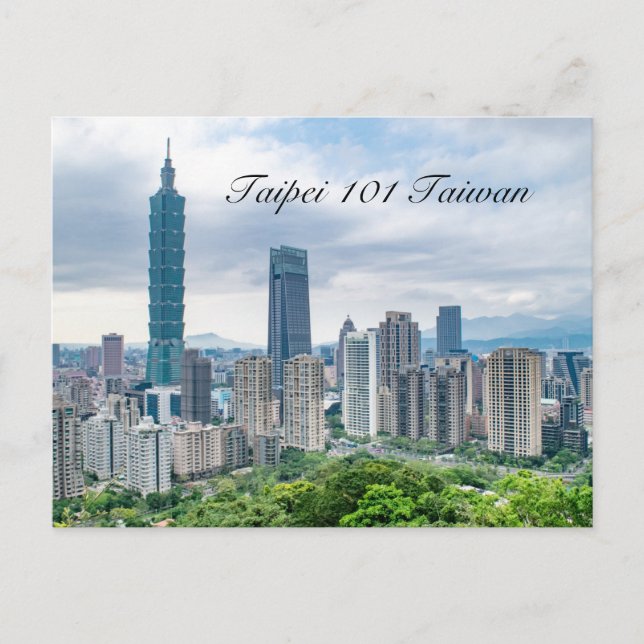Taipei 101 Taiwan Postkarte (Vorderseite)