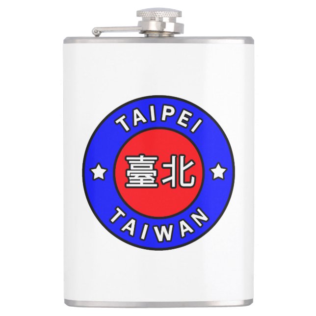Taipei Taiwan Flachmann (Vorderseite)