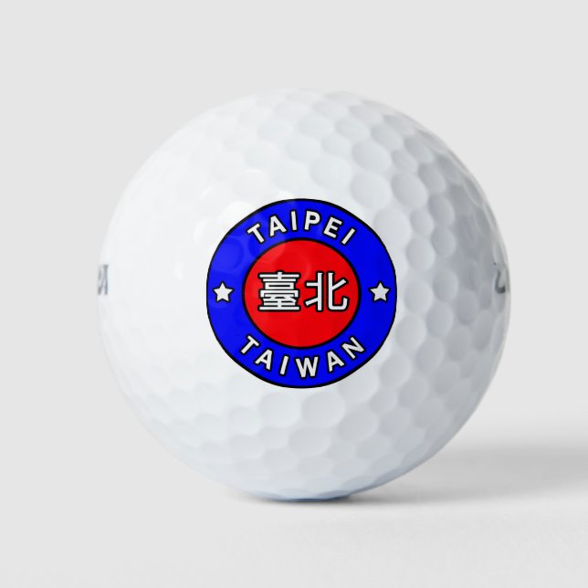 Taipei Taiwan Golfball (Vorderseite)
