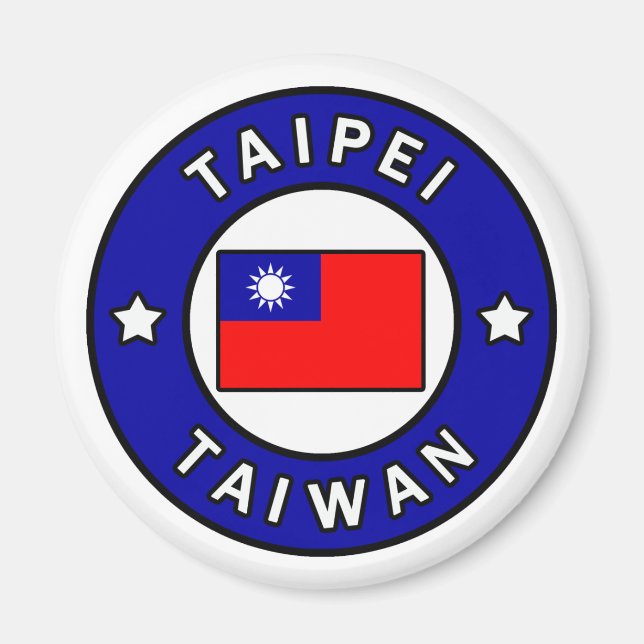 Taipei Taiwan Magnet (Vorne)