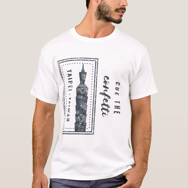 taipei taiwan niedlich den Konfetti T-Shirt (Vorderseite)