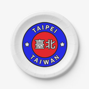 Taipei Taiwan Pappteller