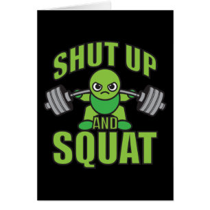 Tais-Toi Et Squat Kawaii Anime Powerlifter Cartoon