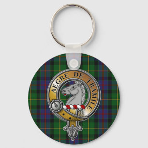 Tait Tartan & Abzeichen Schlüsselanhänger
