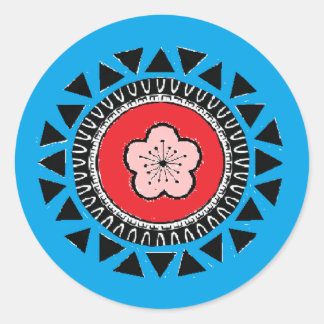 Taiwan Aborigine-Inspiriert Flag-Aufkleber Runder Aufkleber