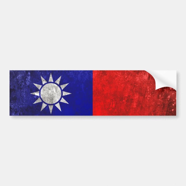Taiwan Autoaufkleber (Vorne)