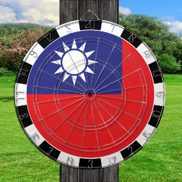 Taiwan Dartboard, Spielbrett, taiwanesische Flagge Dartscheibe